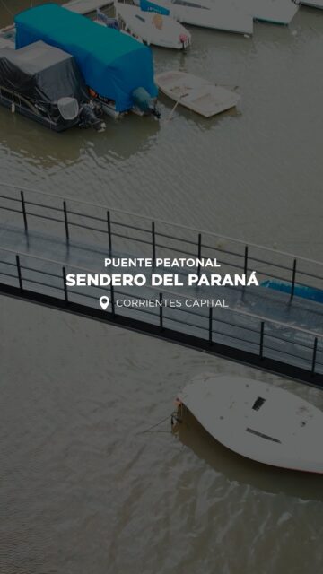 🌉 Llevamos adelante la fabricación e instalación del puente metálico! Nombrado recientemente “Sendero del Paraná”,uniendo la costanera , con los espacios de cultura y la gastronomía en el corazón del puerto de Corrientes.
✨ Un espacio que se consolida como uno de los símbolos turísticos y más representativos de la ciudad.
. 
.
#PalaciosHermanos #SenderoDelParaná #PuertoDeCorrientes #Infraestructura #Construcción #Innovación
