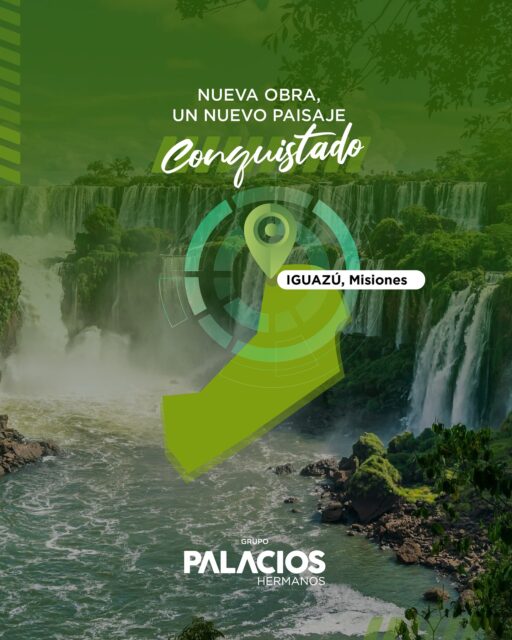 🏗️🌍 Nueva obra, un nuevo paisaje conquistado.
.
.
#Obras #grupopalacioshermanos #Crecimiento #IguazúMisiones #Misiones #GrupoPalacios
